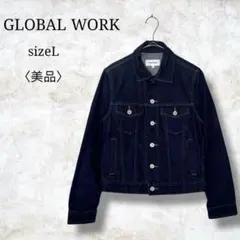 美品✨【グローバルワーク】デニムジャケット　Gジャン　アウター　メンズ　L
