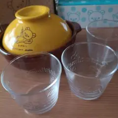 Rilakkuma リラックマ 土鍋とグラス　Joshin