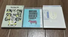 UNISON SQUARE GARDEN DVD\Blu-ray 3枚セット