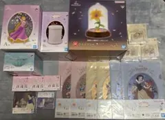 ディズニープリンセス　1番くじ　ラストワン・A・Ｂ・D賞+おまけ