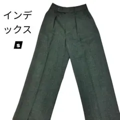 美品 パンツ インデックス 62〜65cm グレー スラックス