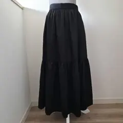 GLOBAL WORK　黒　ロング　スカート　サイズF