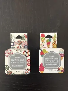 一枚ずつめくれるマスキングテープ　２個のサムネイル