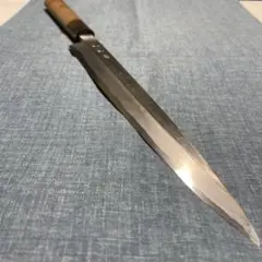 切付型柳刃包丁 刺身包丁 7.5寸 225mm 白鋼 紫檀柄 研ぎ済み 切付型柳刃包丁 刺身包丁 7.5寸 225mm 白鋼 紫檀柄 研ぎ済み - メルカリ