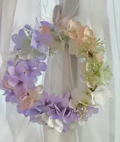 パープル・ピンク・ホワイトのリース