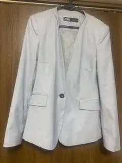 ZARA ライトブルー　テーラードジャケット EUR 36