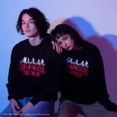 STRANGER THINGS ロゴプリント スウェット Fサイズ
