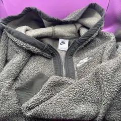 NIKE ボアジャケット フリース グレー　レディース