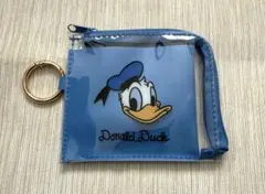 ディズニーストア　キャラクター シークレットウォレット カラビナ付き　ドナルド