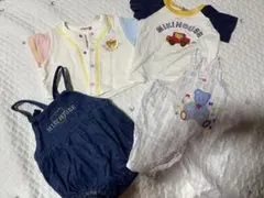 ミキハウス オーバーオール ダルマオール Tシャツ