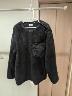 ​【UNIQLO×EG】フリースプルオーバー　メンズL　ブラック