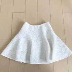 FRAY I.D ホワイト フレアスカート サイズ0