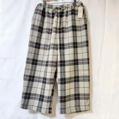SM2 ウール混チェックイージーパンツ　新品　サマンサモスモス