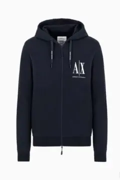 Armani Exchange 黒ジップパーカー