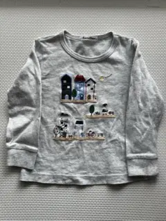 ファミリア　グレー　トップス　100