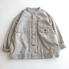 SamansaMos2新品タグ付き スタンドネックGジャン ベージュ