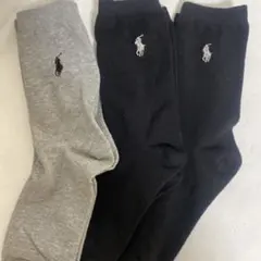 ポロラルフローレンのレディース用ソックス3足セット、新品22~24cm