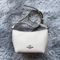 COACH ホワイト ショルダーバッグ
