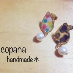 しずくピアス♡