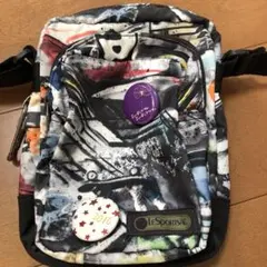 ハワイ購入 LESPORTSAC men's ショルダーポーチ キーストラップ付
