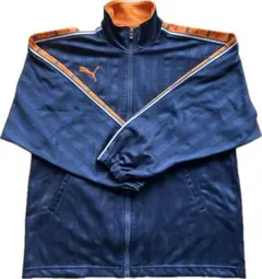 PUMA ネイビーオレンジ ジャージ