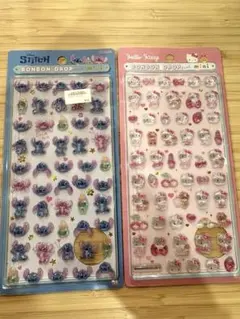ボンボンドロップシール　正規品　スティッチ　ハローキティ　ボンドロミニ