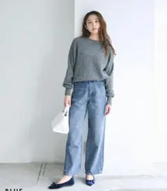ベースメントオンライン　ストレートバギーデニムSPのサムネイル