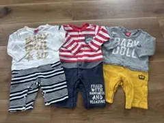 BABY DOLLロンパース服　ベビー　70センチ　3枚セット