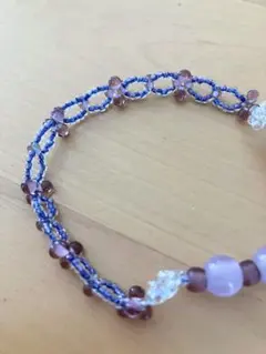 平成レトロ　ビーズブレスレット