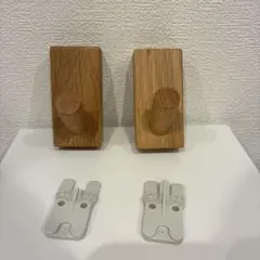 無印良品 木製ウォールフック 取り付けプレート付き