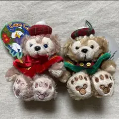 ダッフィー クリスマス 2012 ストラップ 2個セット