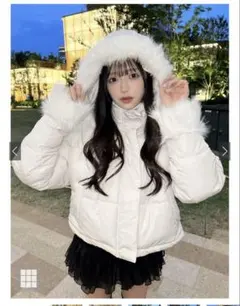 【新品タグ付き】kd81マルチWayフード付きファーダウンジャケットGRL