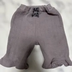 フリル付きグレーショートパンツ 70cm