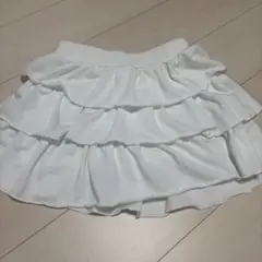 ホワイトフリルミニスカート 新品未使用　GRL