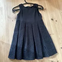 COMME CA ISM ブラックワンピース 100cm