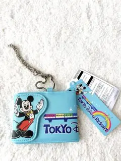 ディズニーランド　グッズ　お土産　カードケース　パスケース  レトロ　ミッキー