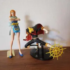 ワンピース フィギュア ナミ サンジセット オソバマスク ワの国