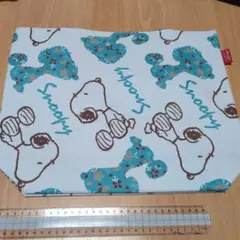 スヌーピー キャラクター柄 トート