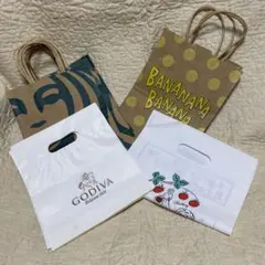 スターバックス　ゴディバ　オードリー　ショッパー　15枚セット