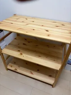 無印良品 パイン材ユニットシェルフ 高さ83cm x奥行50cm x幅86cmのサムネイル