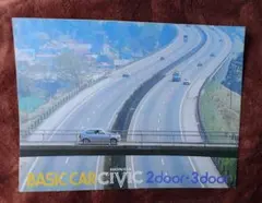 HONDA CIVIC 2door 3door カタログ　当時物　昭和　旧車のサムネイル
