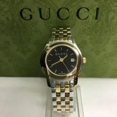 極美品 グッチ 9000M ダイヤ 11P 呼びコマ付 ブラック コンビ 極美品 グッチ 9000M クォーツ ダイヤ 11P ブラック コンビ - メルカリ