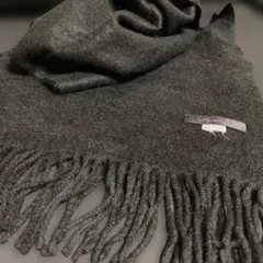 Spranga カシミヤ100% ブラックマフラー 約31cm×160cm