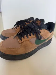 Nike Air Force 1 ブラウン/グリーン スニーカー