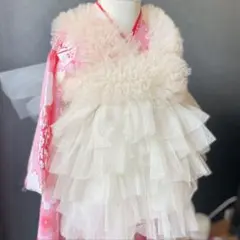 CC送料込み3歳用 着物・被布2点セット[PNK3]100cm【M4332】 - メルカリ