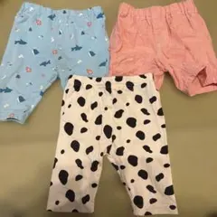 ELFINDOLL CLASSIC ボトムス3点セット　7分丈　ハーフパンツ