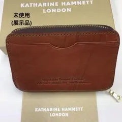 新品 未使用 ・箱付】キャサリンハムネットロンドン 牛革 長財布 