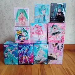 美少女系 初音ミク 雪ミク 桜ミク プライズフィギュア まとめ売り8体