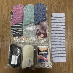 レディースソックス・レッグウォーマー　22cm～25cm 10点まとめ売り