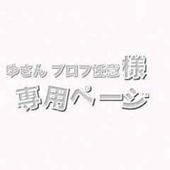 ゆさん プロフ任意 様専用ページ
